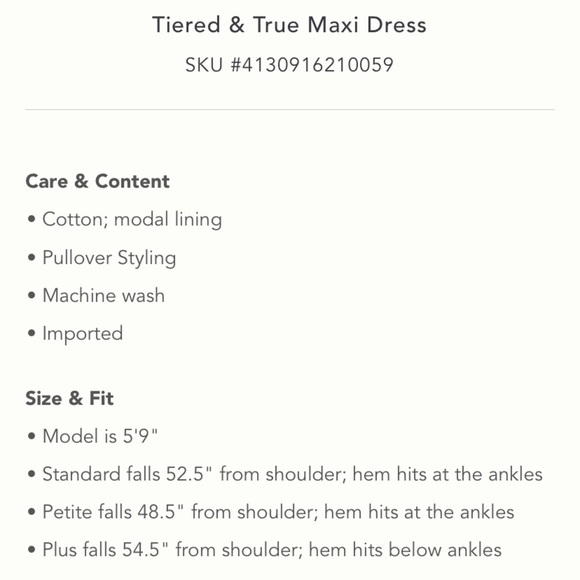 🎉SUPER RARE🎉 ANTHROPOLOGIE NWT Tiered&True Maxi Dress Size S. - Picture 4 of 16